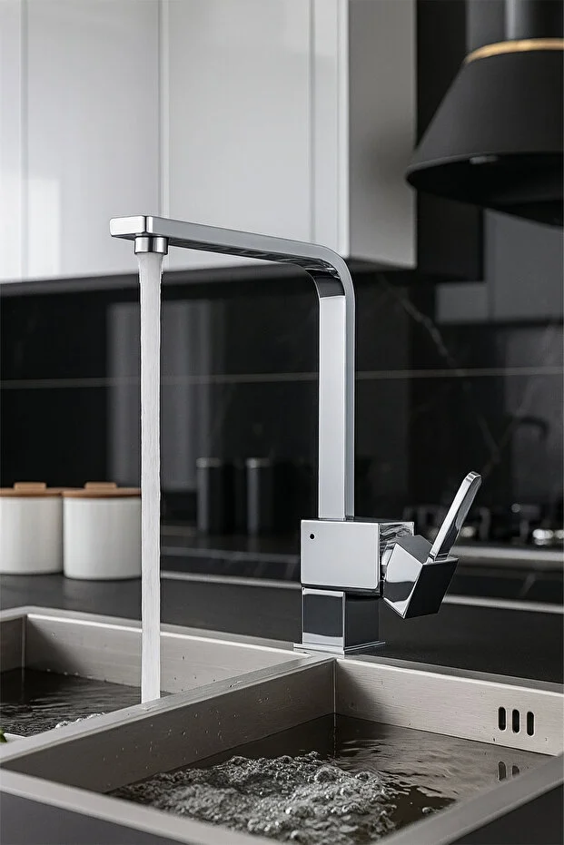 Kiev Kare Model Aç Kapa Mutfak Eviye Bataryası